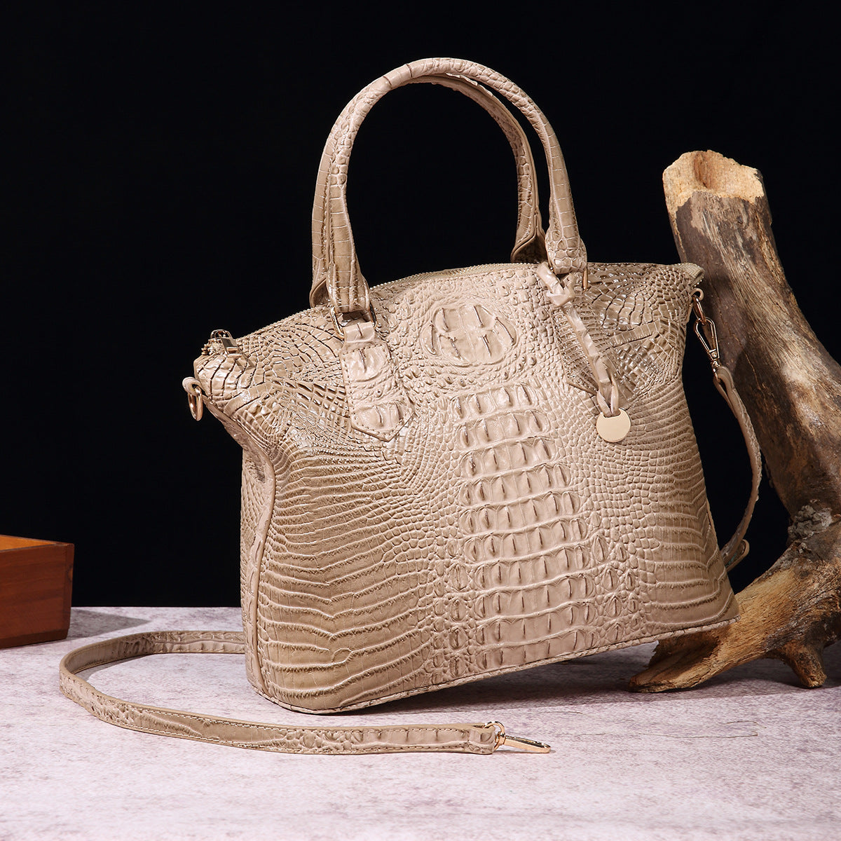 Rialto Croc-Effect Vegan Leather Crossbody Bag – view 23