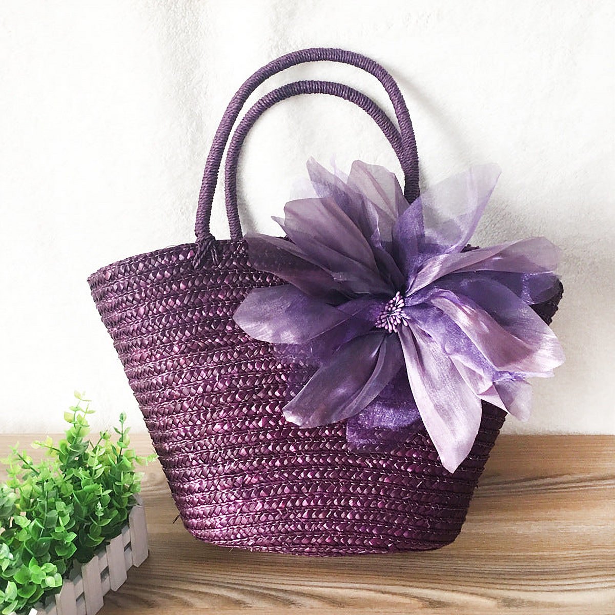 Fiesole Wheat Straw Shoulder Bag – view 9
