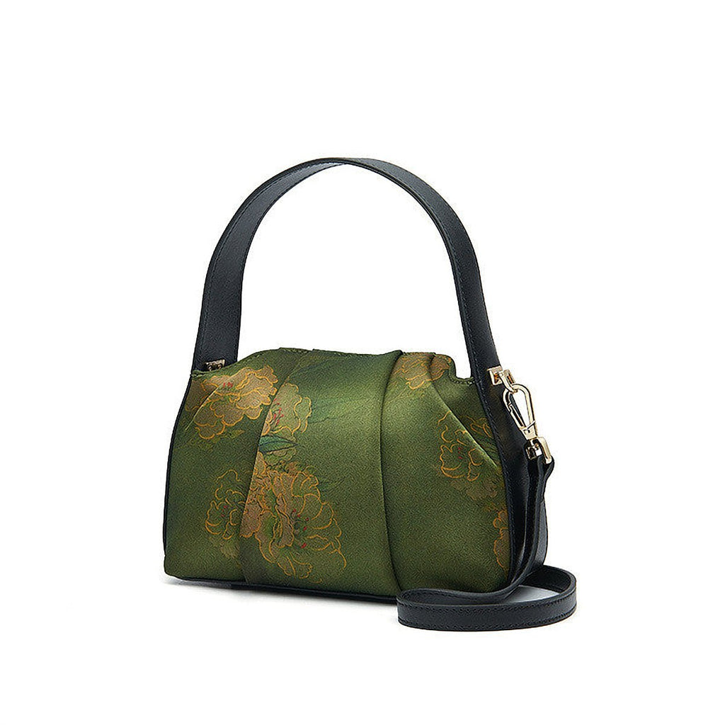 Tamar Printed Silk Messenger Bag – view 2