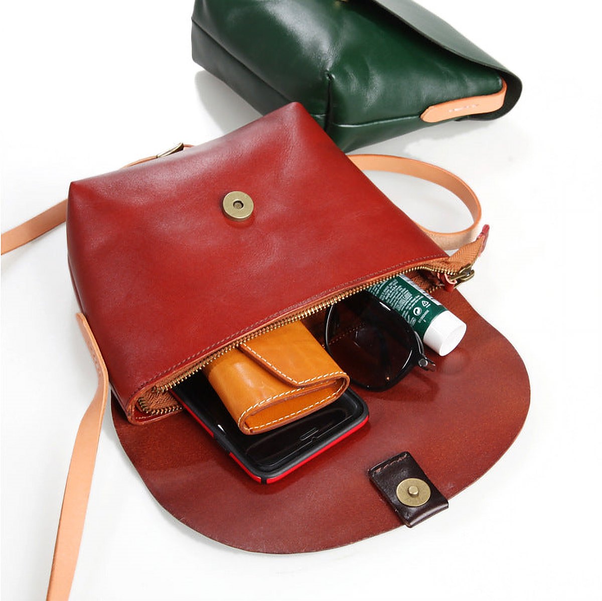 Orla Leather Pillow Crossbody Bag – view 4