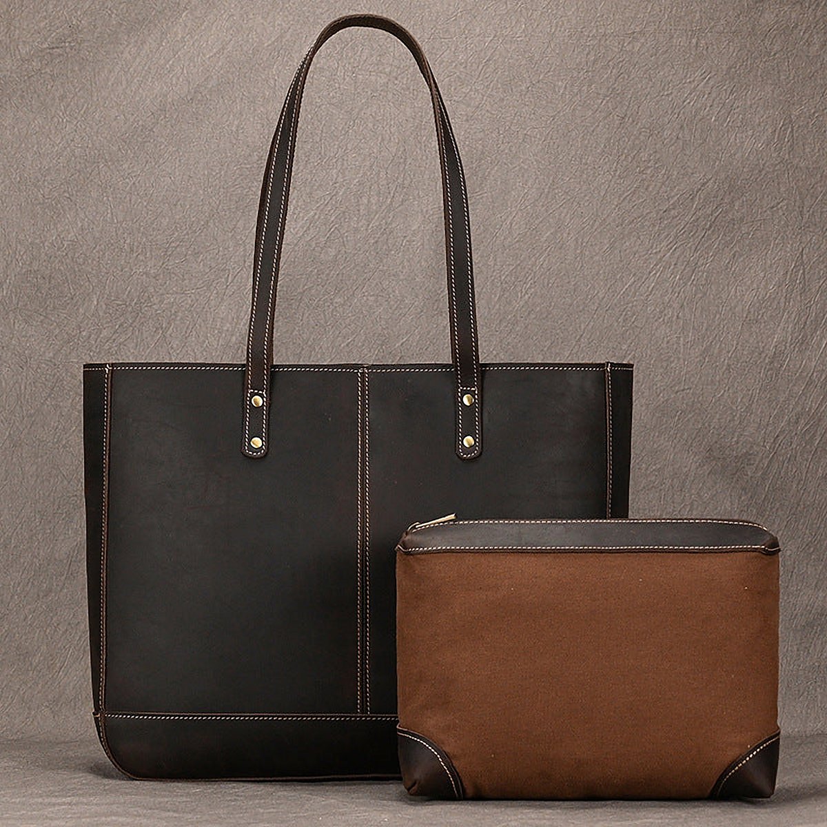 Thorne Men's Leather Briefcase – view 5