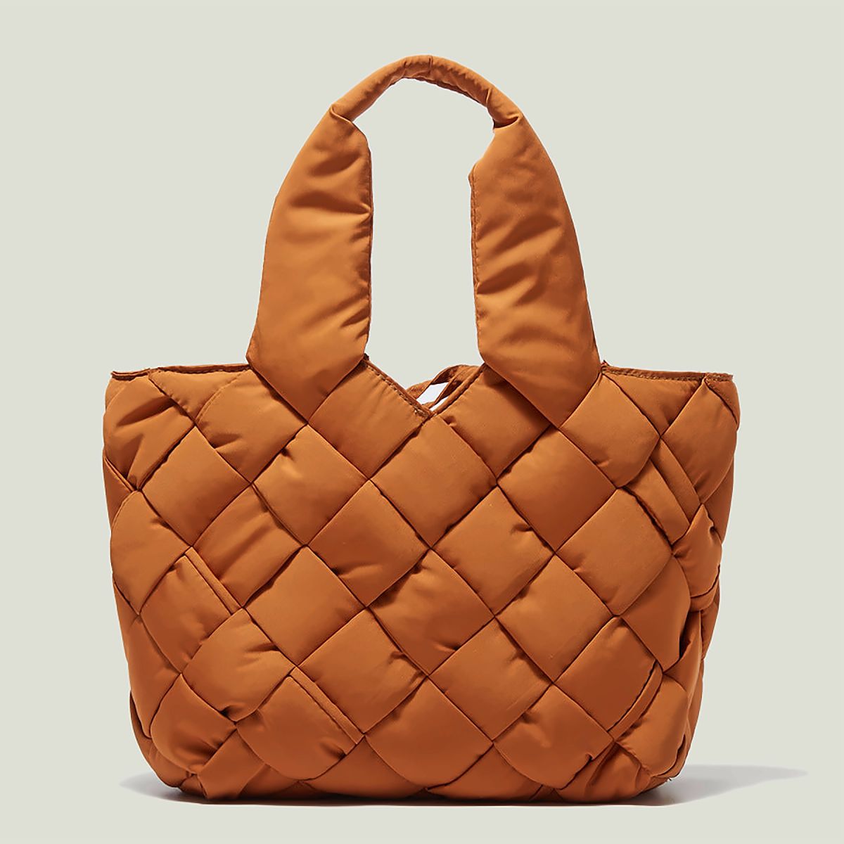 Lattice Woven Canvas Tote – view 5