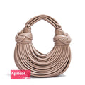 Jolie Knotted Woven Leather Top Handle Bag – view 7