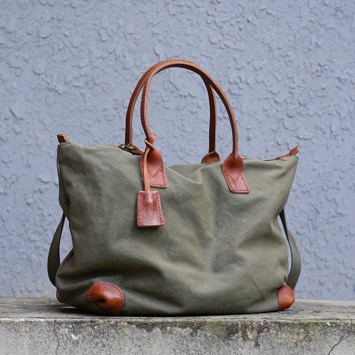 Oslo Canvas Messenger Bag – view 6