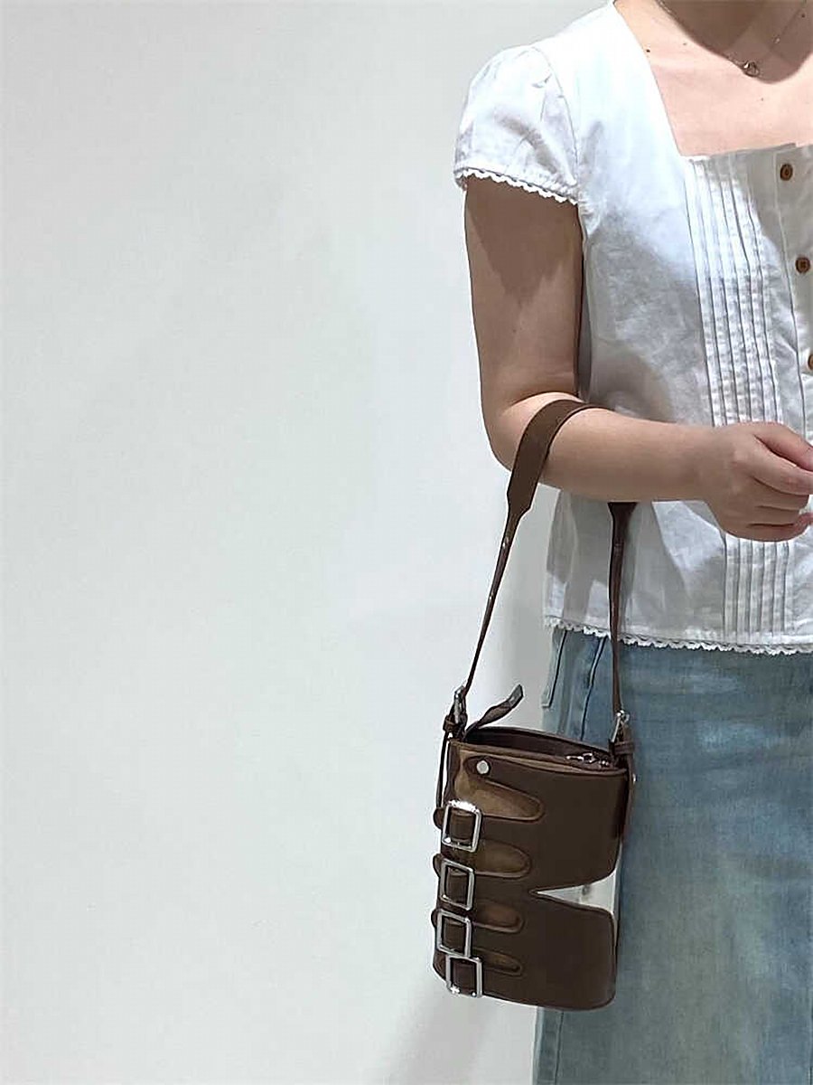 Ursa Vegan Leather Bucket Bag – view 2