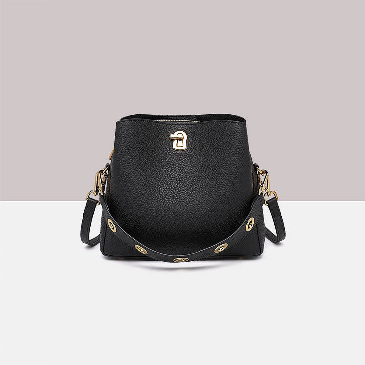 Loire Leather Bucket Crossbody Bag – view 3