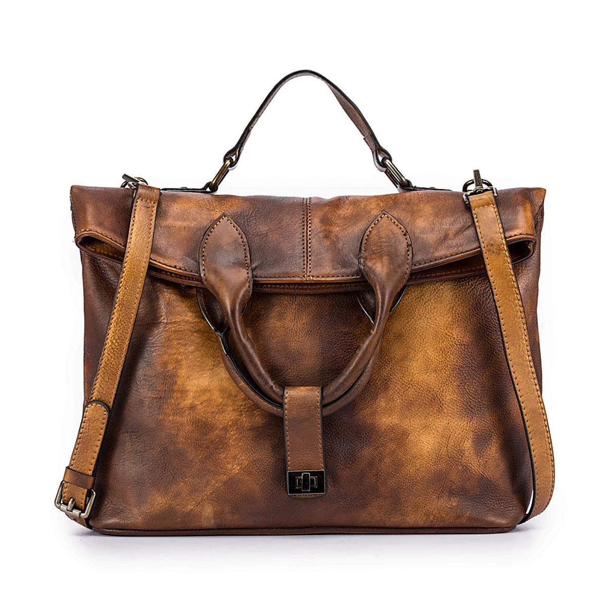 Atelier Leather Crossbody Satchel – view 4