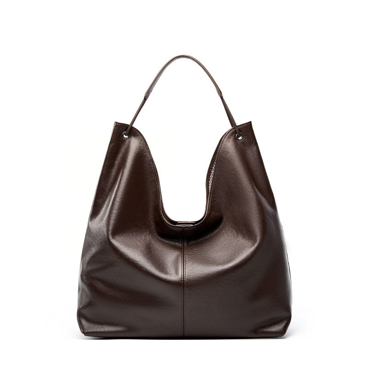 Marlowe Textured Leather Tote Bag – view 2