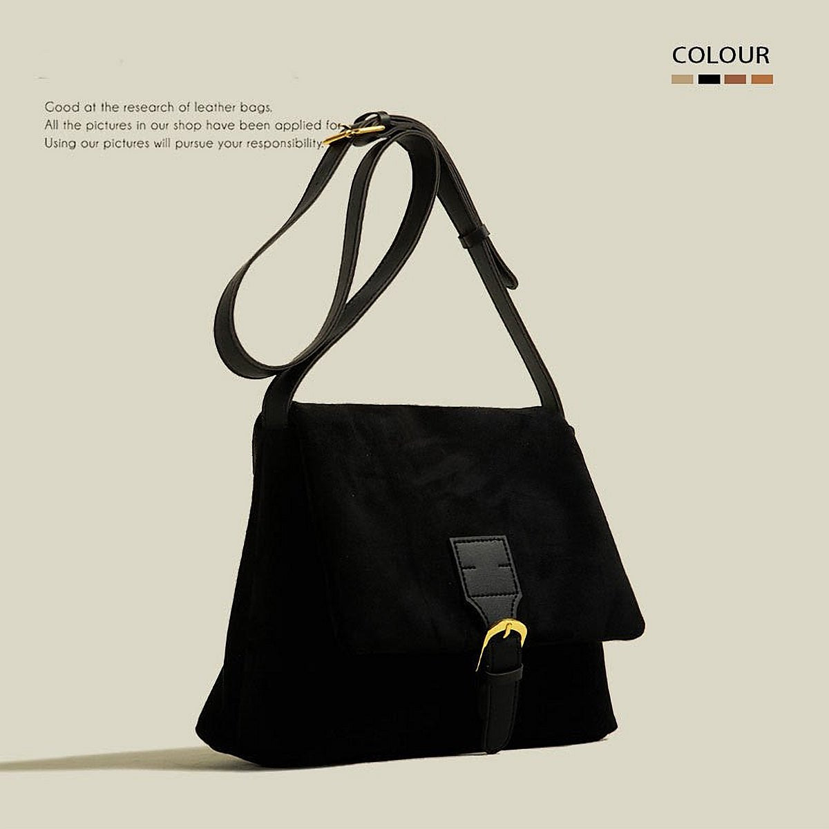 Sorcha Velvet Messenger Bag – view 2