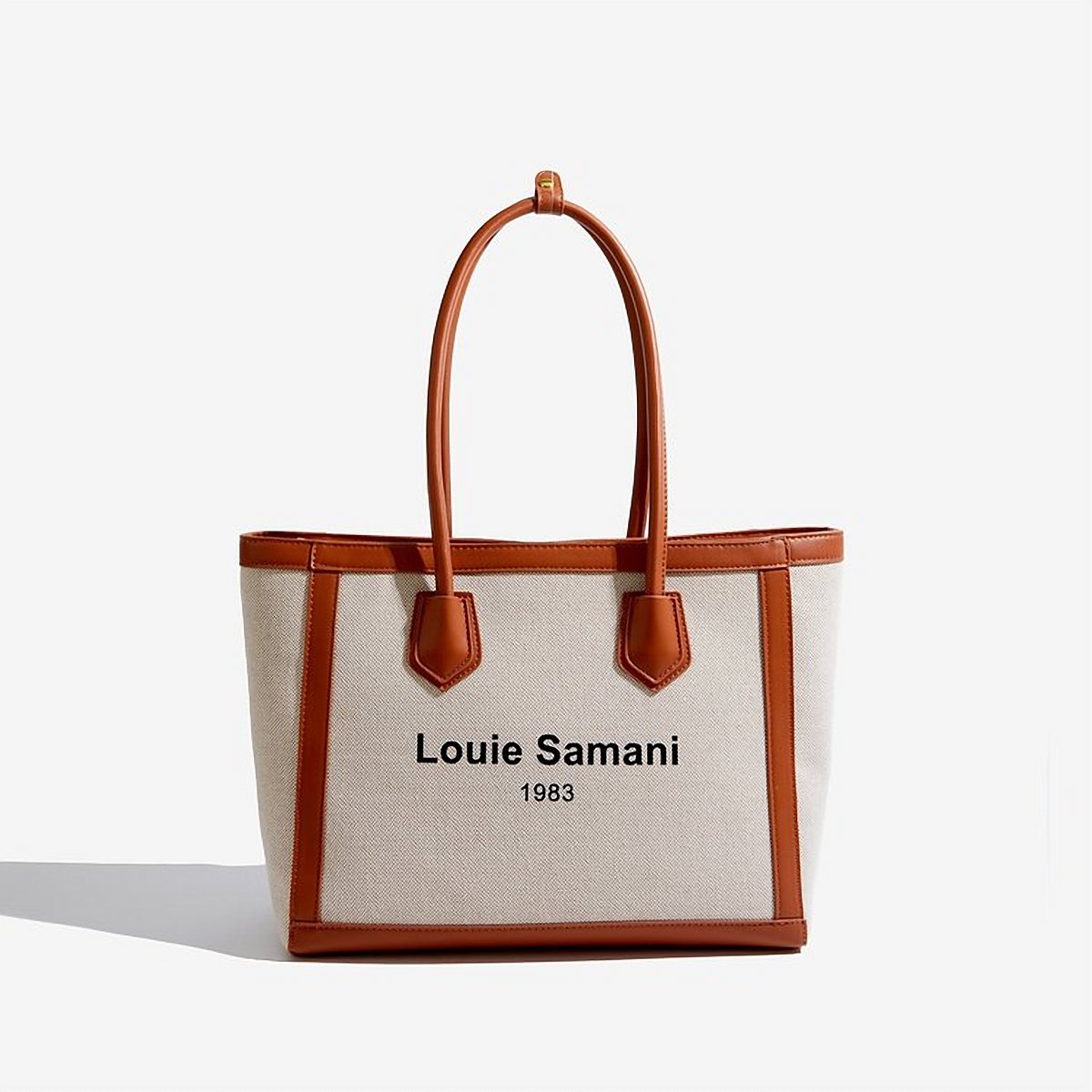 Mayfair Lettered Vegan Leather Tote – view 3
