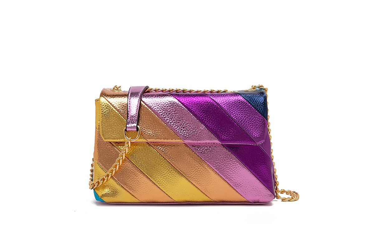 Kenza Metal-Trim Vegan Leather Top Handle Bag – view 2