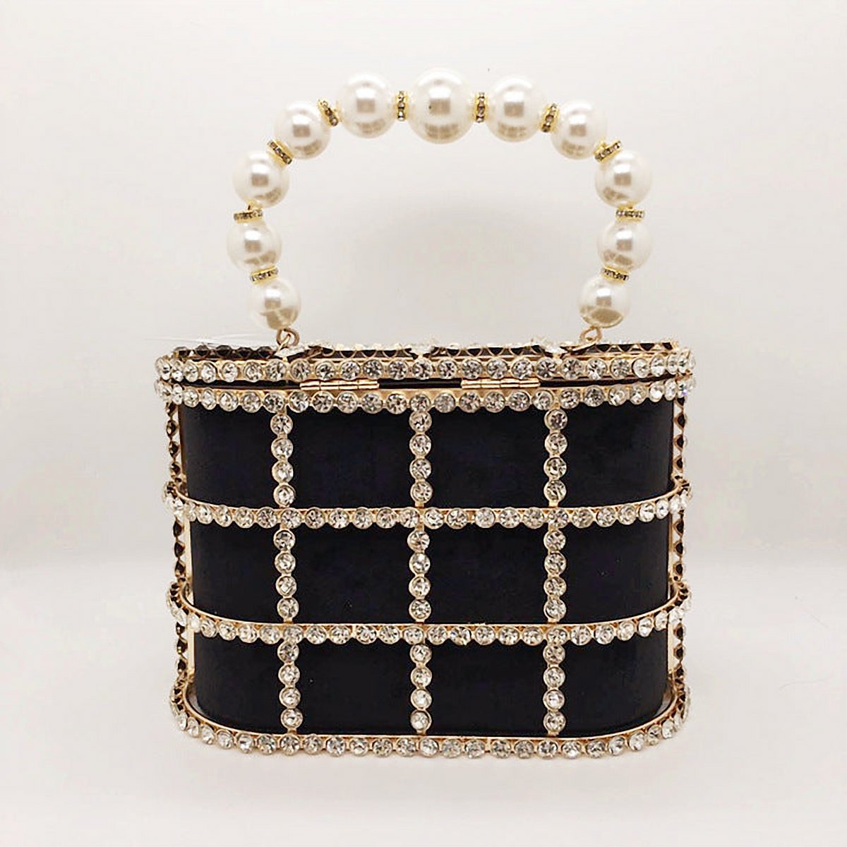 Juliet Pearl Birdcage Corduroy Clutch – view 2