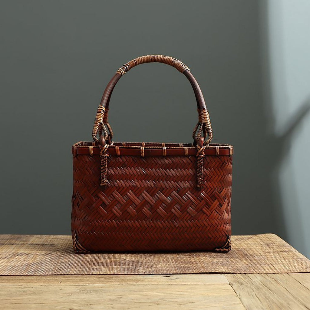 Hakone Handmade Bamboo Basket Bag – view 4