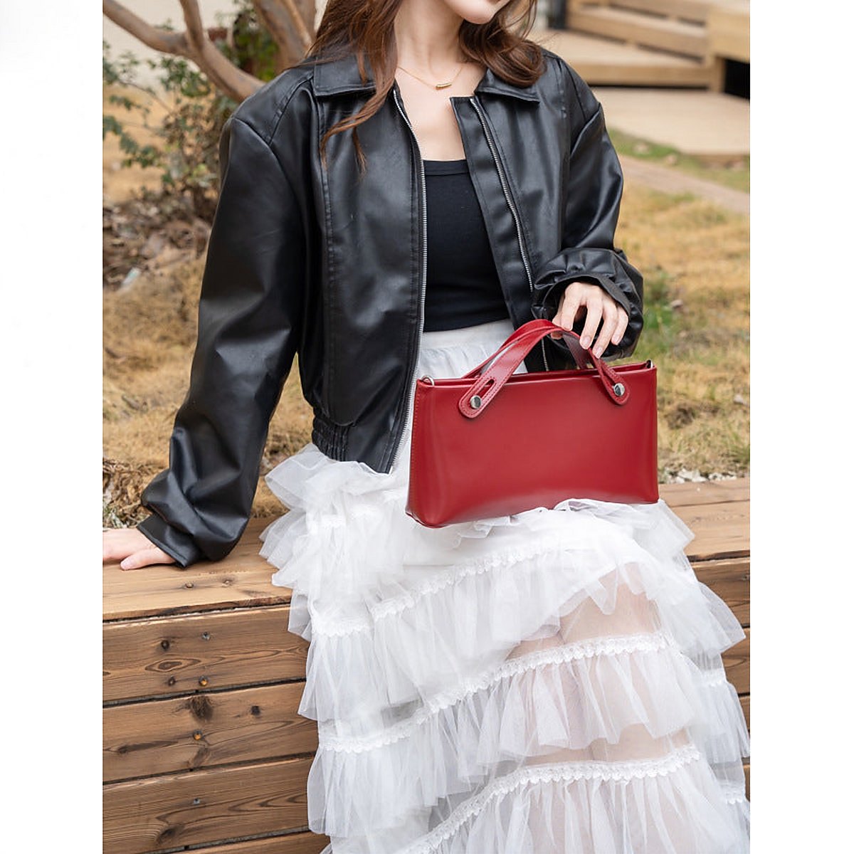 Cortina Leather Top Handle Crossbody Bag – view 3