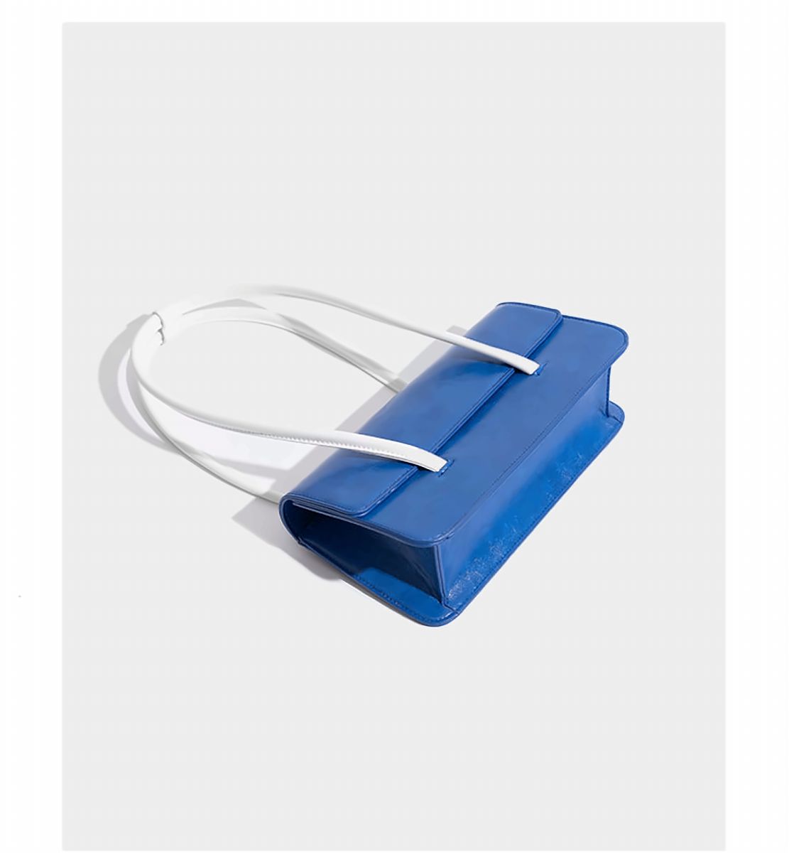 Azure Colour-Block Top Handle Bag – view 5