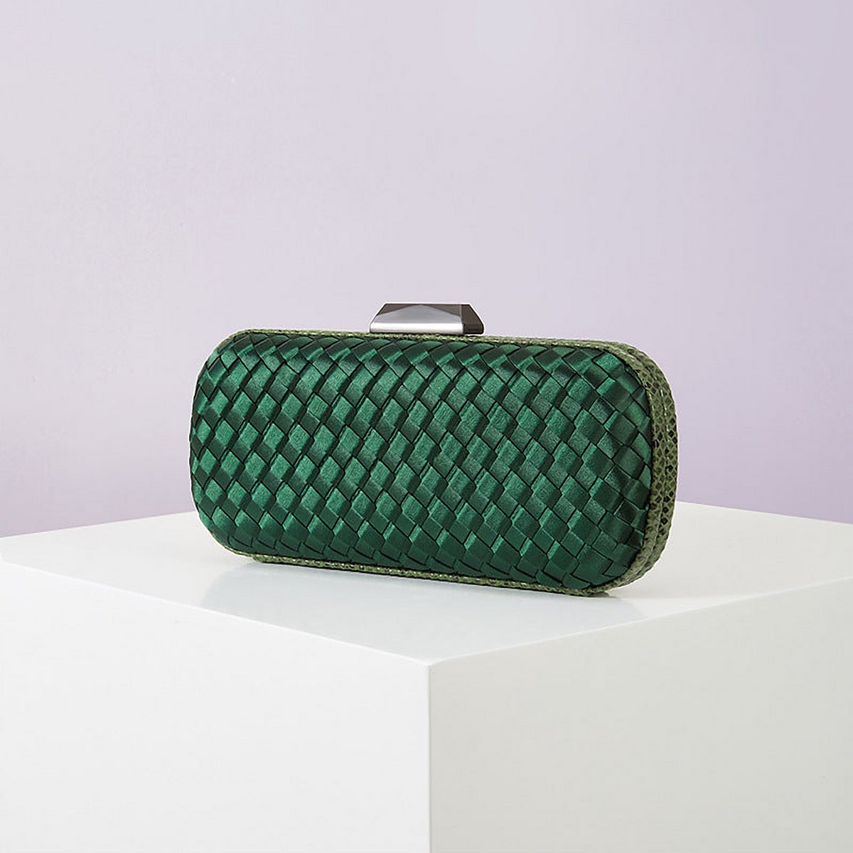 Zinnia Woven Silk Evening Bag – view 16