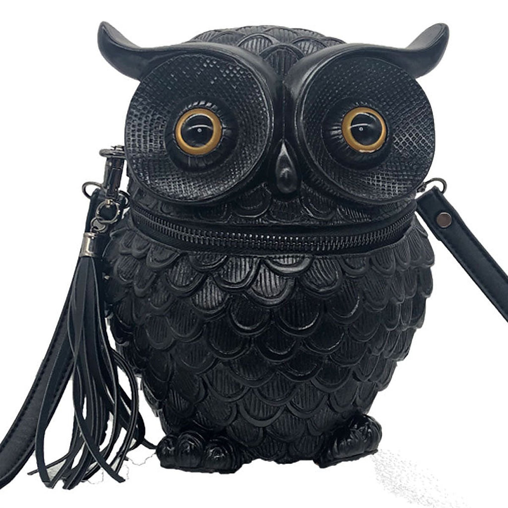 Olympia Ostrich-Effect Shoulder Bag – view 3