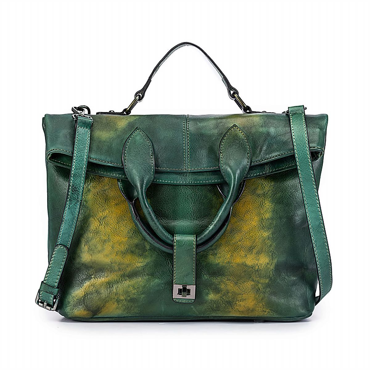 Atelier Leather Crossbody Satchel – view 3