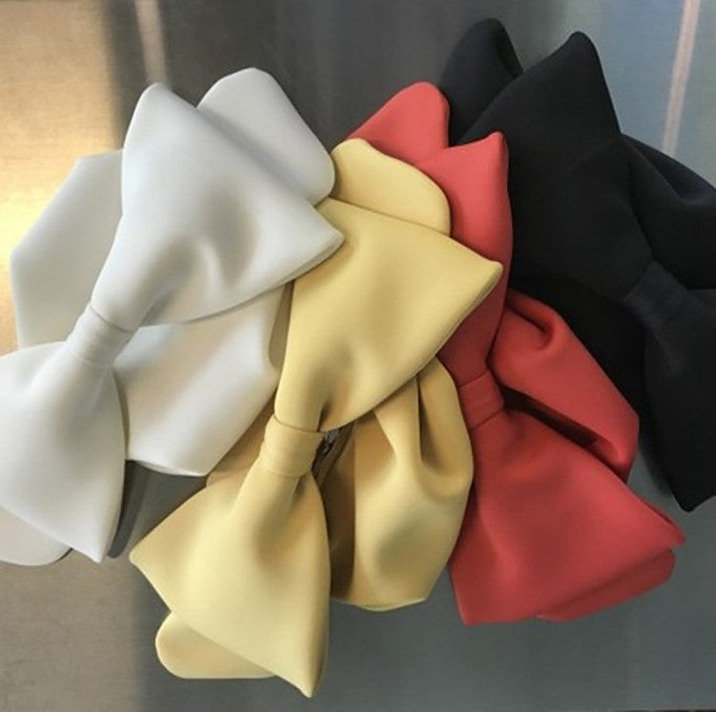 Yuki Silk Bow Top Handle Bag – view 4