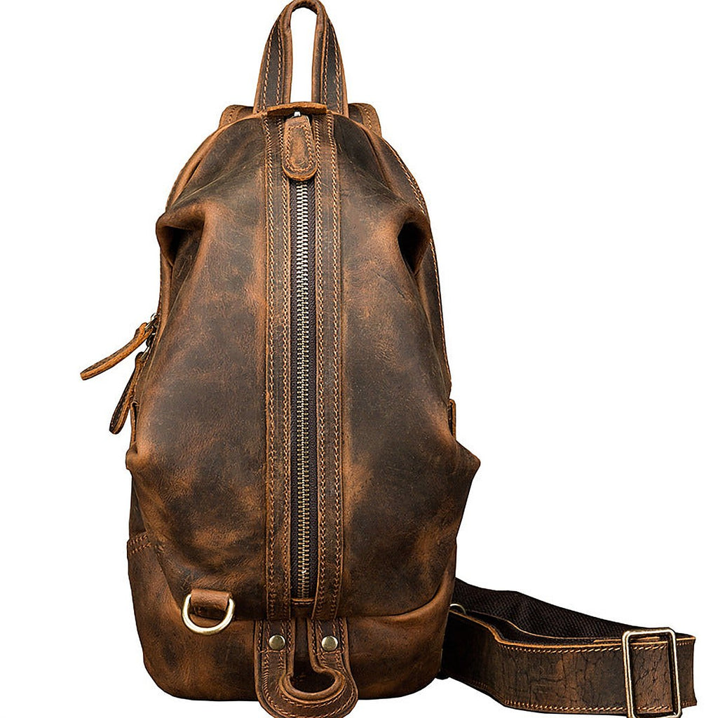 Fenwick Men's Leather Sling Bag – view 5