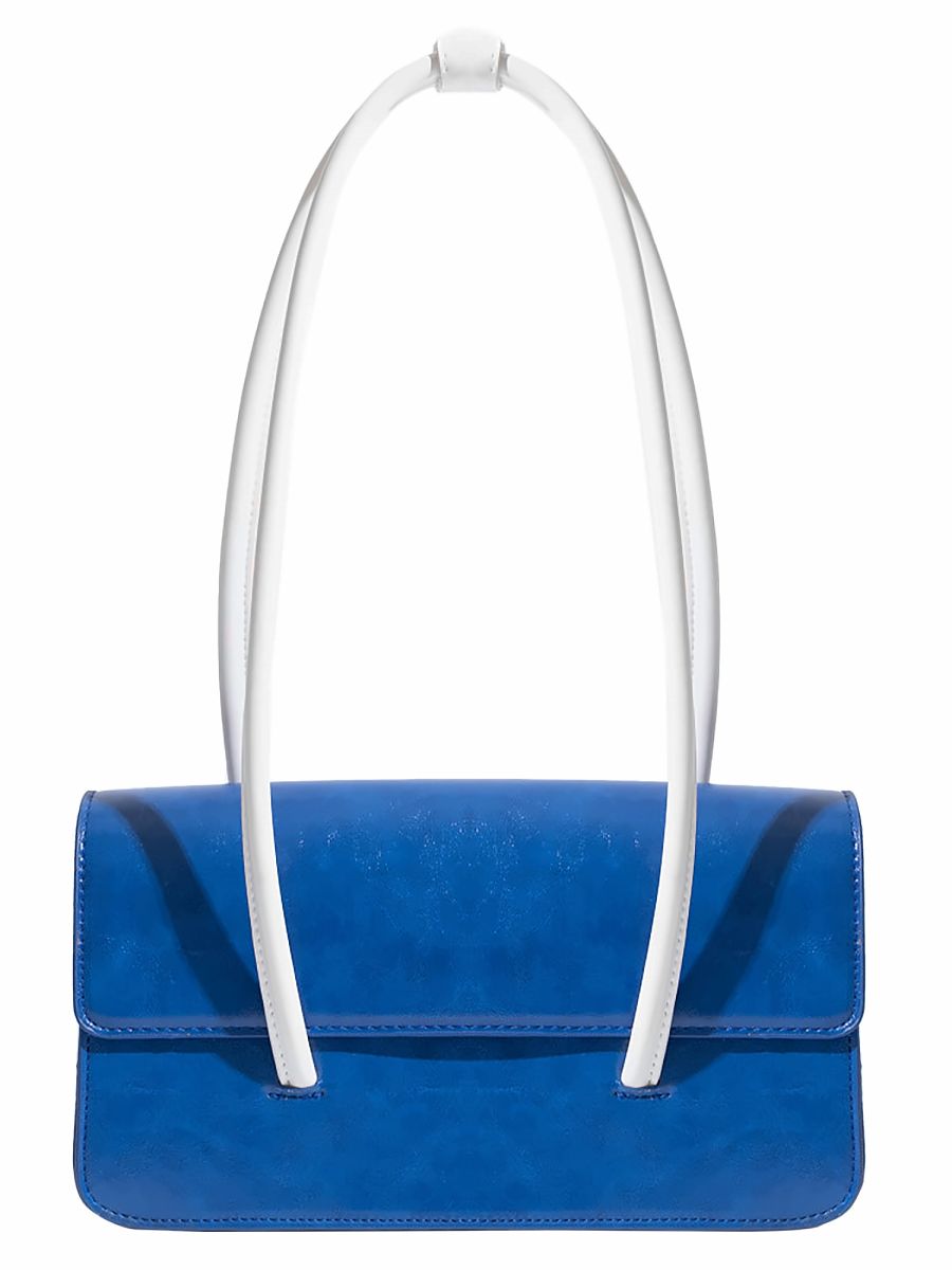 Azure Colour-Block Top Handle Bag – view 6