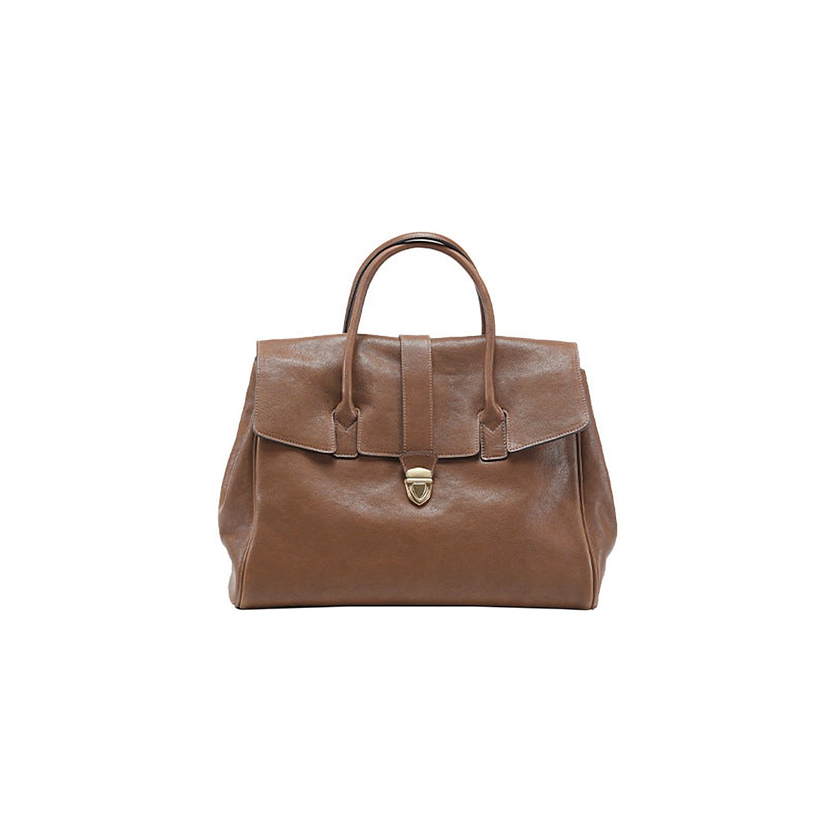 Winthrop Vegetable-Tanned Leather Shoulder Bag – view 12