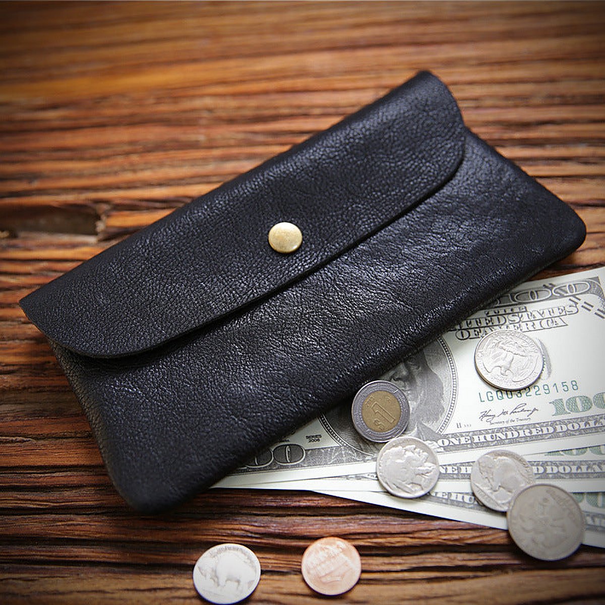 Hartley Men's Leather Long Wallet – view 3